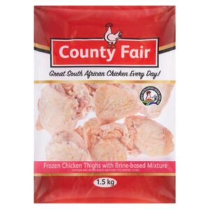 County Fair IQF Chicken Thighs 1.5 kg x 8